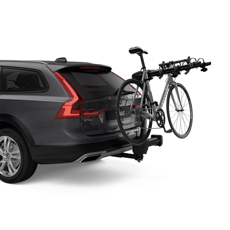 Load image into Gallery viewer, Thule Apex XT Swing 4 - Hanging Hitch Bike Rack w/Swing-Away Arm (Up to 4 Bikes) - Black
