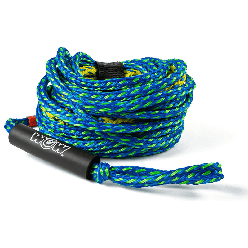 Load image into Gallery viewer, WOW Watersports 60ft 4-Rider 4K Tow Rope with 2 Sections
