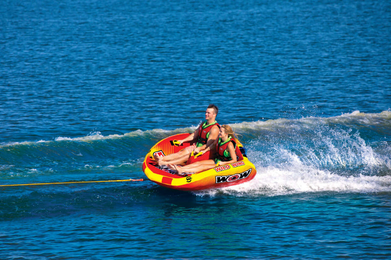 Load image into Gallery viewer, WOW Sports Wild Wing 2 Person Towable Water Tube For Pool and Lake (18-1120)
