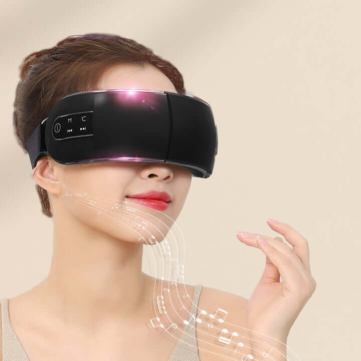 Load image into Gallery viewer, Bella2Bello Bella Electric Bluetooth 3D Eye Massager (Black) (English Voice) 10420
