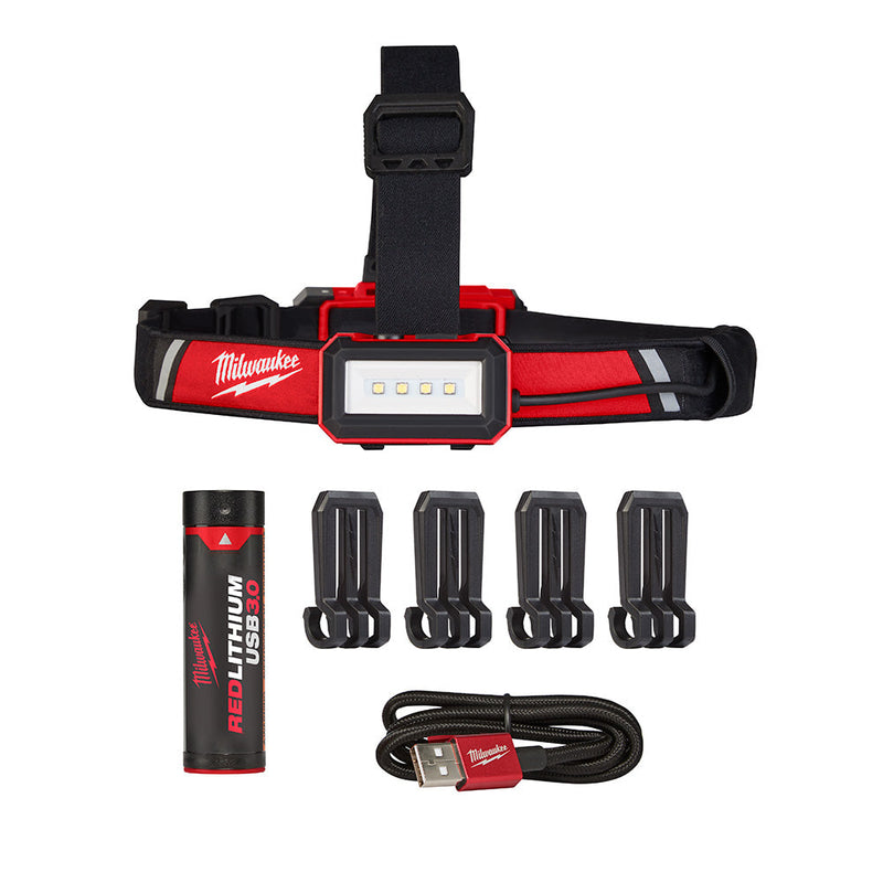 Load image into Gallery viewer, Milwaukee 2115-21 USB Rechargeable Low-Profile Headlamp
