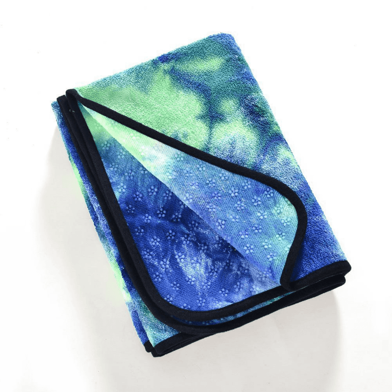 Load image into Gallery viewer, JupiterGear Tie Dye Yoga Mat Towel with Slip-Resistant Grip Dots
