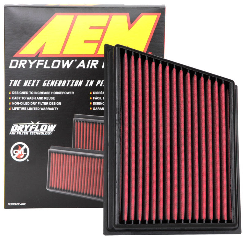 Load image into Gallery viewer, AEM Induction AEM 2011 GMC SIERRA 2500 HD 6.6L Dryflow Round Straight Air Filter 28-20466
