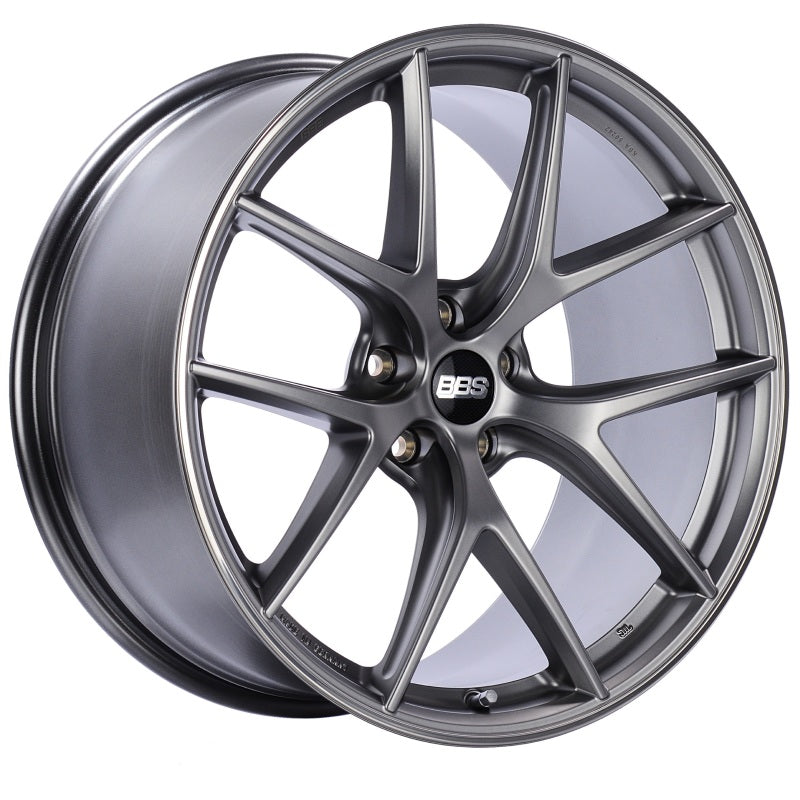 Load image into Gallery viewer, BBS CI-R 19x9 5x120 ET44 Platinum Satin Rim Protector Wheel -82mm PFS/Clip Required
