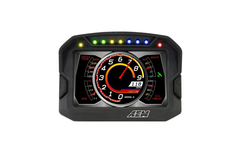Load image into Gallery viewer, AEM CD-5LG Carbon Logging Digital Dash Display w/ Internal 10Hz GPS &amp; Antenna 30-5603
