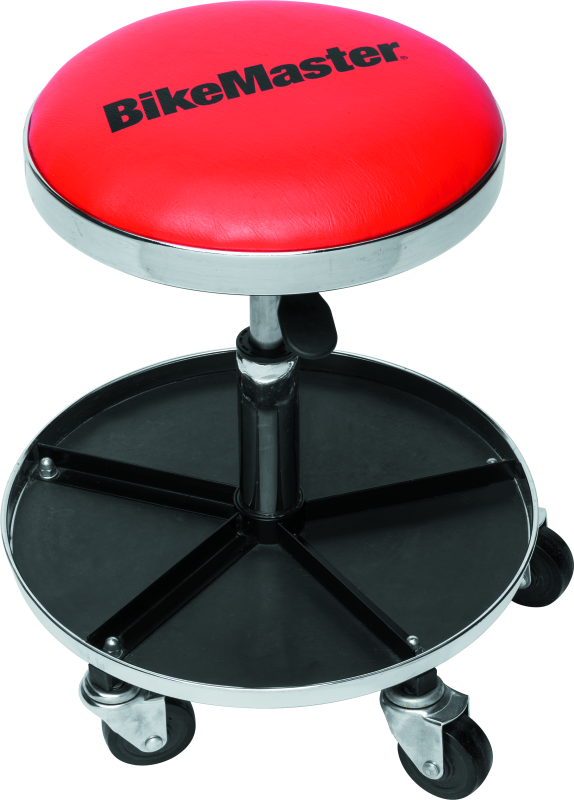 Load image into Gallery viewer, BikeMaster Ultimate Shop Stool w/ Tool Caddy
