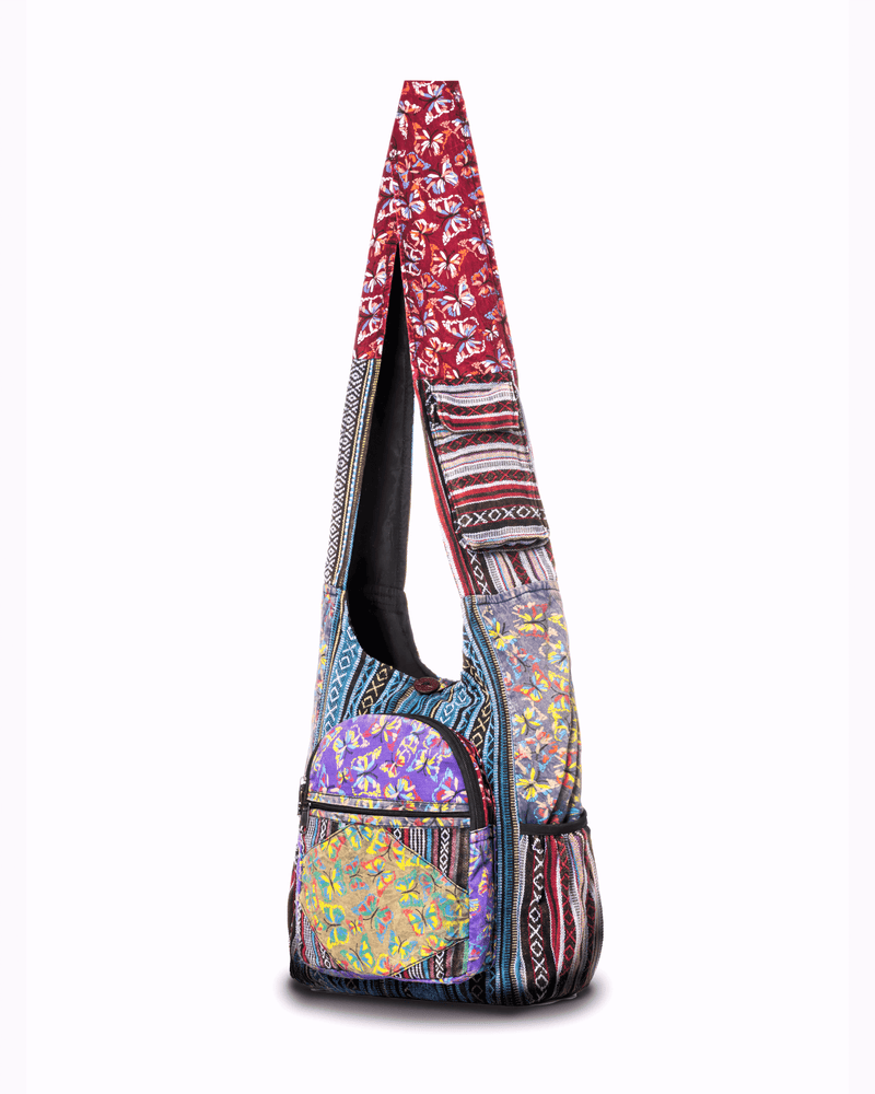 Load image into Gallery viewer, Kathmandu Collection Butterfly Design Hobo Bag
