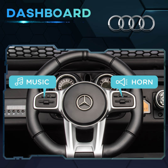 Mercedes-Benz Unimog 12V Kids Ride on Truck with Remote Control - Officially Licensed