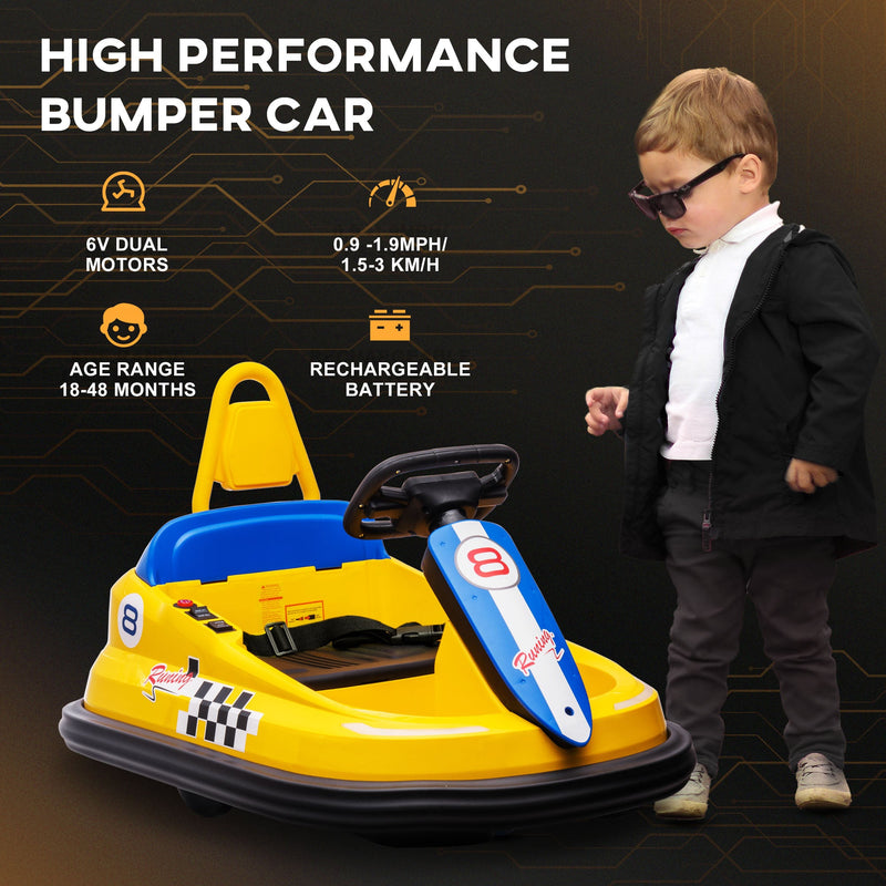 Load image into Gallery viewer, 360° Rotating Electric Bumper Car for Kids - Fun Ride On Toy with 6V Battery
