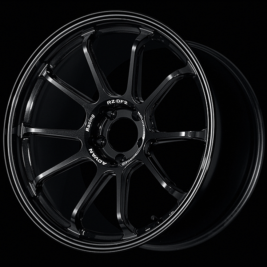 Advan RZ-DF2 20x9.5 / +15 Offset / 5x112 / 66.5mm Bore / Racing Titanium Black YAF0J15MTB
