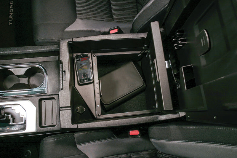 Load image into Gallery viewer, Tuffy Console Safe W/ Keyed Lock For Toyota Tundra W/ Flow Thru Console

