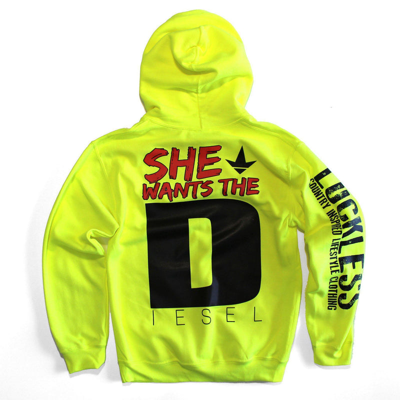 Load image into Gallery viewer, She Wants the Diesel Hoodie
