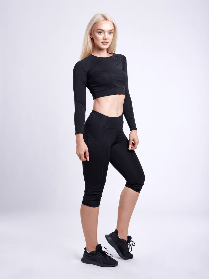 Load image into Gallery viewer, JupiterGear Long-Sleeve Crop Top
