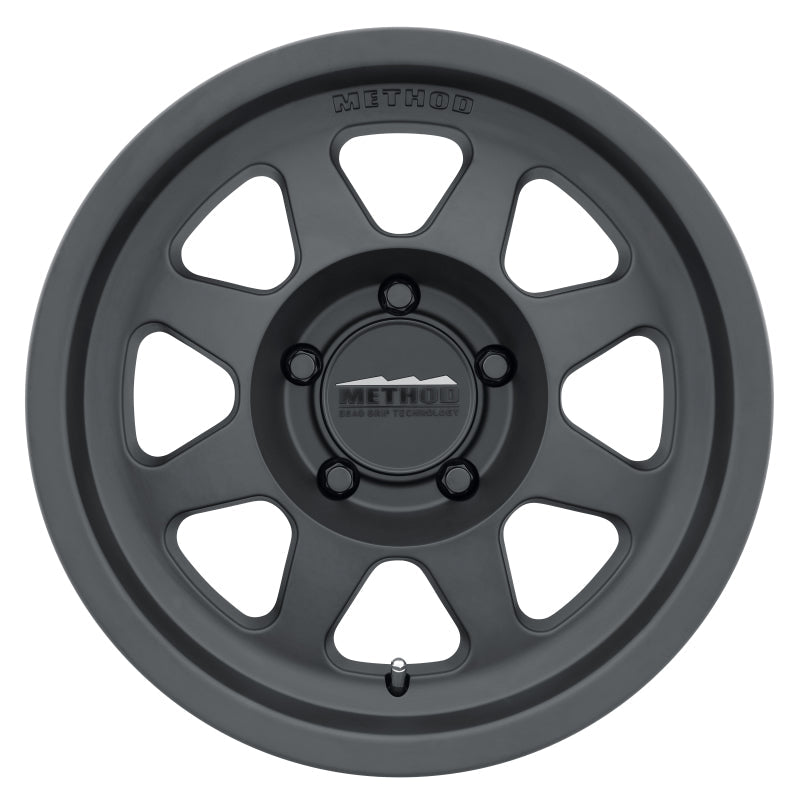 Load image into Gallery viewer, Method MR701 17x8.5 0mm Offset 5x5 71.5mm CB Matte Black Wheel
