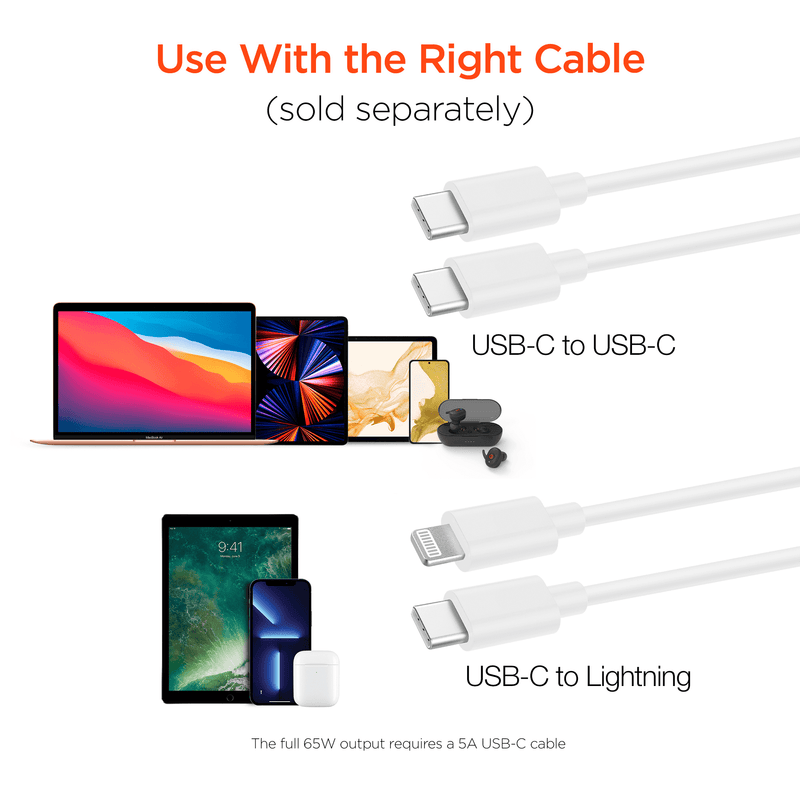 Load image into Gallery viewer, HyperGear SpeedBoost 65W USB-C PD Laptop Wall Charger with PPS
