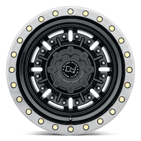 Black Rhino Hard Alloys Abrams Gloss Gun Black W/ Machined Dark Tint