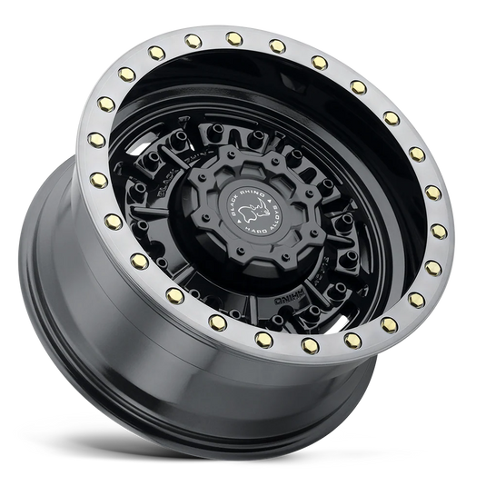 Black Rhino Hard Alloys Abrams Gloss Gun Black W/ Machined Dark Tint