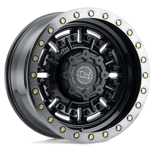 Black Rhino Hard Alloys Abrams Gloss Gun Black W/ Machined Dark Tint