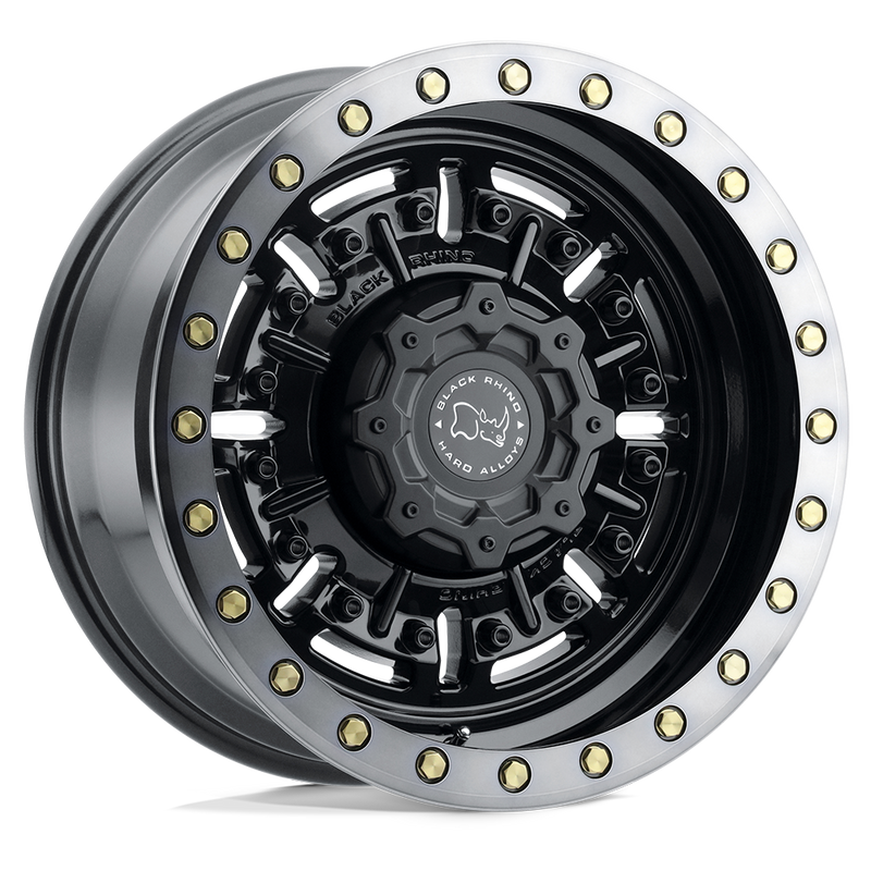 Load image into Gallery viewer, Black Rhino Hard Alloys Abrams Gloss Gun Black W/ Machined Dark Tint
