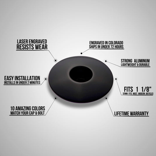 Fuck it Button - Bicycle Headset Cap