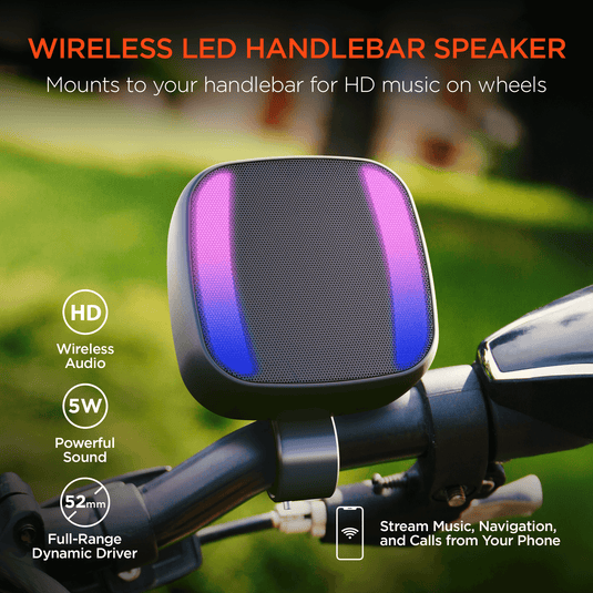HyperGear Spin Cycle LED Wireless Bike Speaker