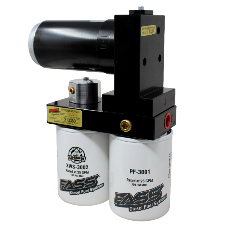 Load image into Gallery viewer, FASS Universal 140gph/45psi Titanium Signature Series Fuel Air Separation System TS 140G
