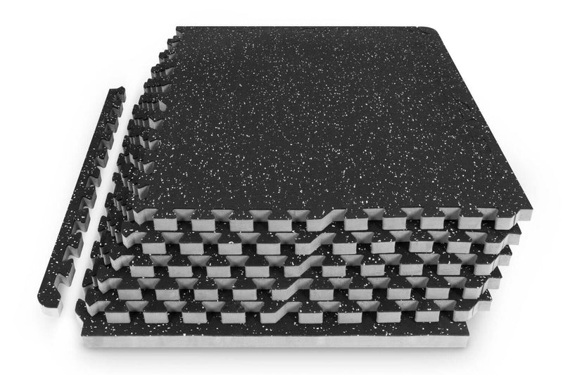 Load image into Gallery viewer, Rubber Top Exercise Puzzle Mat 0.75in 24sqft
