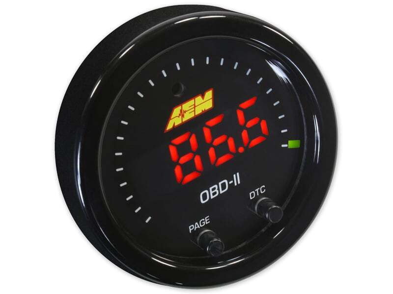 Load image into Gallery viewer, AEM Electronics X-Series OBDII Digital Datastream Gauge Black Bezel &amp; Black Face plate
