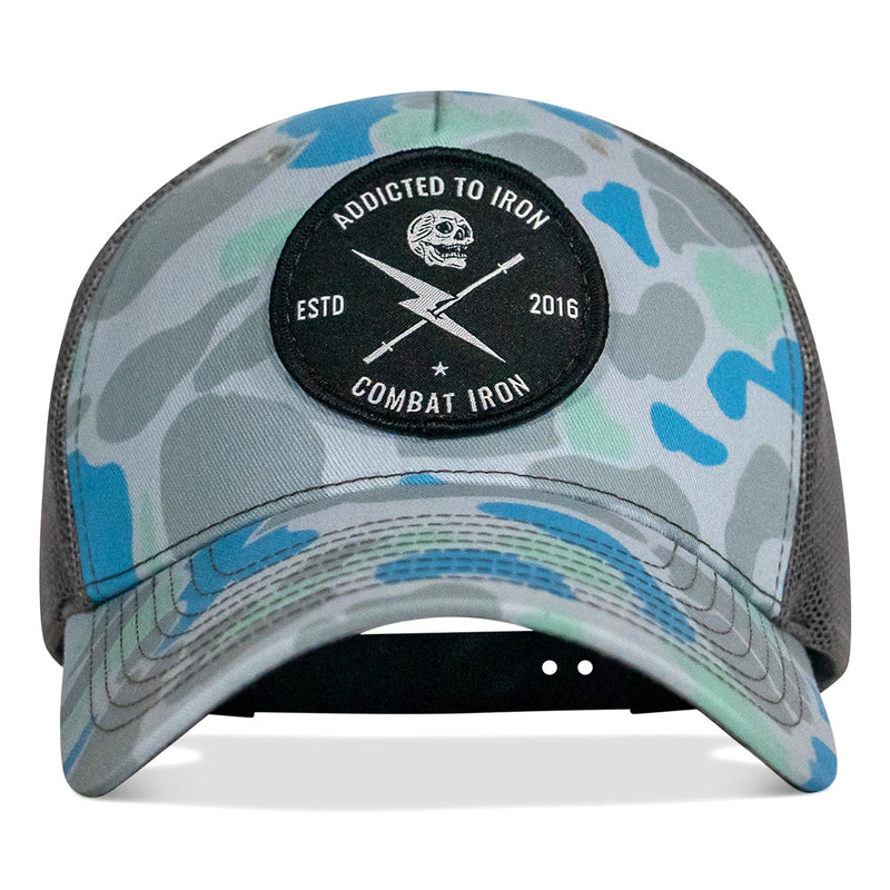 Load image into Gallery viewer, Addicted To Iron Patch Snapback Hat

