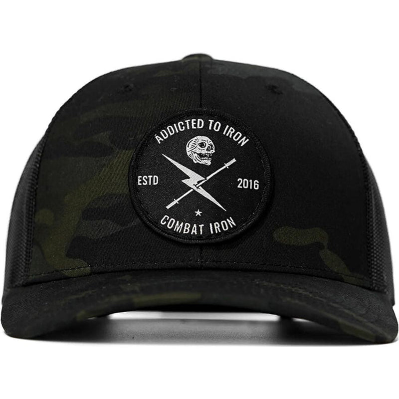Load image into Gallery viewer, Addicted To Iron Patch Snapback Hat
