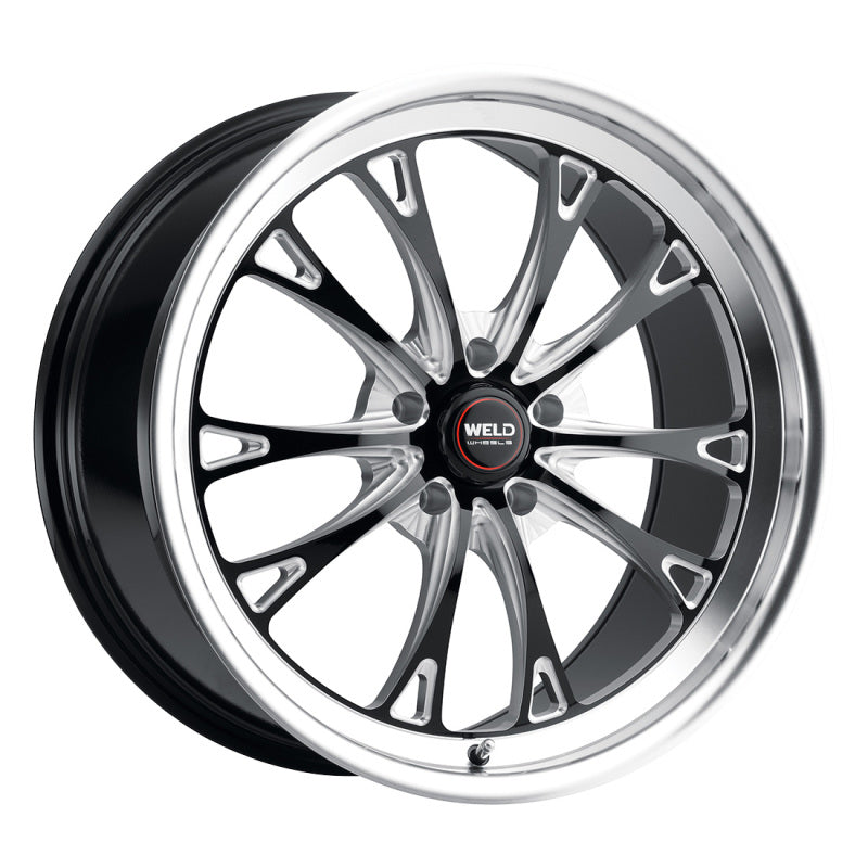 Load image into Gallery viewer, Weld S157 20X10.5 Belmont Drag 5X127 ET38 BS7.25 Gloss Black MIL Dia 71.5
