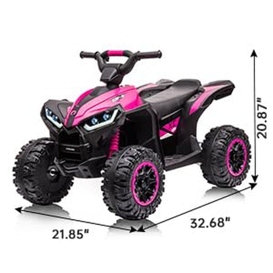 Adoolla 12V 7Ah Kids Electric Ride on Car, Battery Powered 4-Wheels Toy Car for Endless Fun