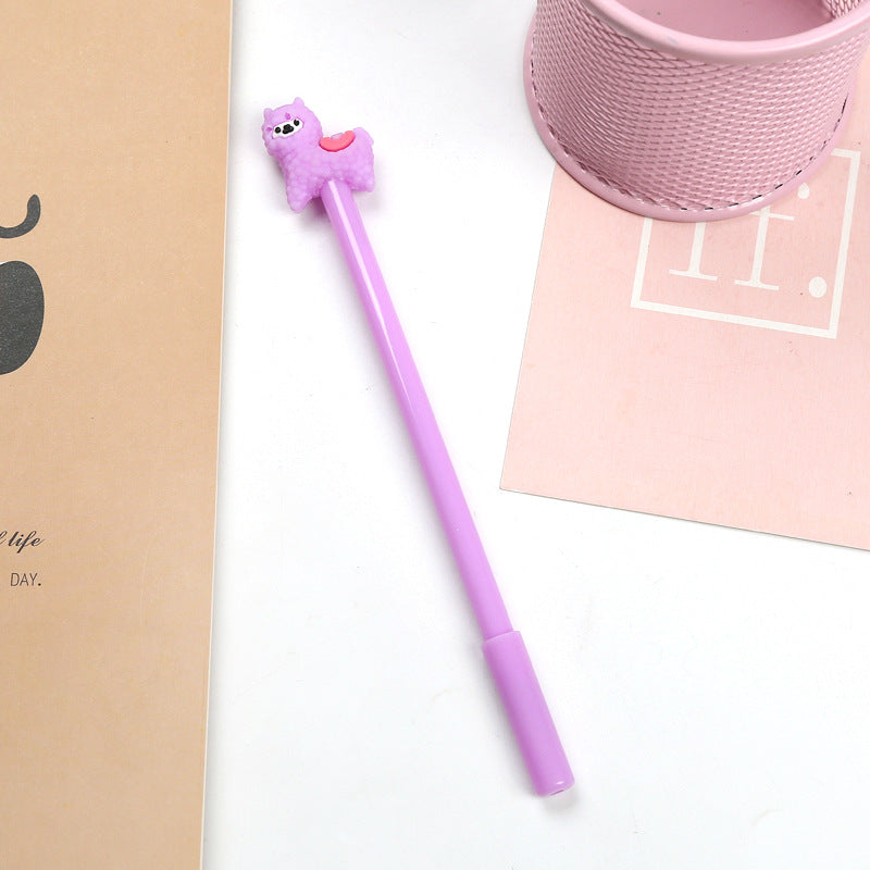 Load image into Gallery viewer, Adorable Alpaca Gel Ink Pen
