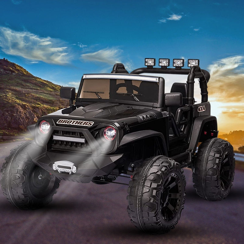 Load image into Gallery viewer, Adventure Cruiser 24V Electric Jeep for Kids with Remote Control, 3 Speeds, LED Lights, and 2 Seats
