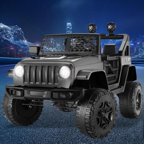Adventure-Ready 12V Electric Jeep for Kids with Remote Control and 3-Speed Options