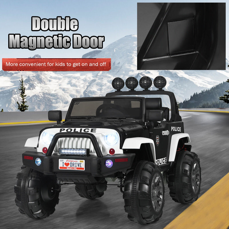 Load image into Gallery viewer, Adventure-Ready 12V Kids Ride On Truck with RC Control, Spring Suspension, Lights, Music, and Trunk
