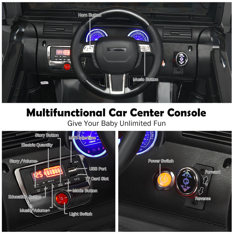 Load image into Gallery viewer, Adventure-Ready 12V Kids Ride On Truck with RC Control, Spring Suspension, Lights, Music, and Trunk
