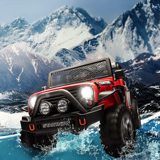 Adventure-Ready 2 Seater Electric Ride-On Jeep for Kids with Remote Control