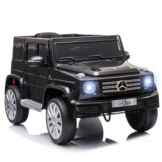 Adventure-Ready Mercedes Benz G500 Electric Kids Car with Headlights & Suspension