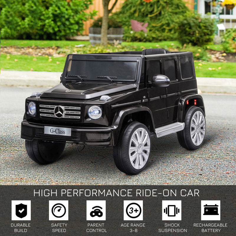 Load image into Gallery viewer, Adventure-Ready Mercedes Benz G500 Electric Kids Car with Headlights &amp; Suspension
