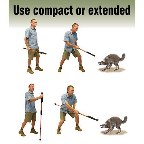 Load image into Gallery viewer, AdventureGuard 950K Stun Hiking Staff with Flashlight
