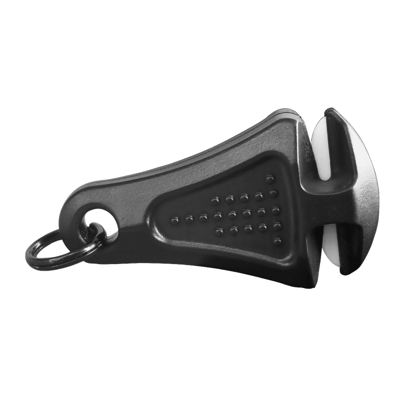 Load image into Gallery viewer, Line Cutterz Ceramic Blade Zipper Pull - Black
