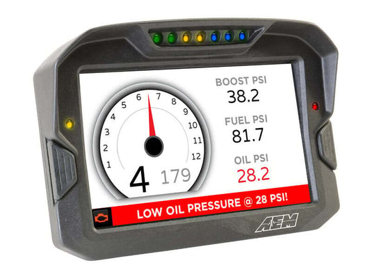 AEM CD-7 Non Logging Race Dash Carbon Fiber Digital Display (CAN Input Only) 30-5700