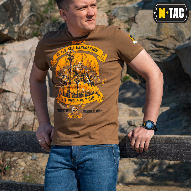 Load image into Gallery viewer, M-Tac T-shirt Black Sea Expedition
