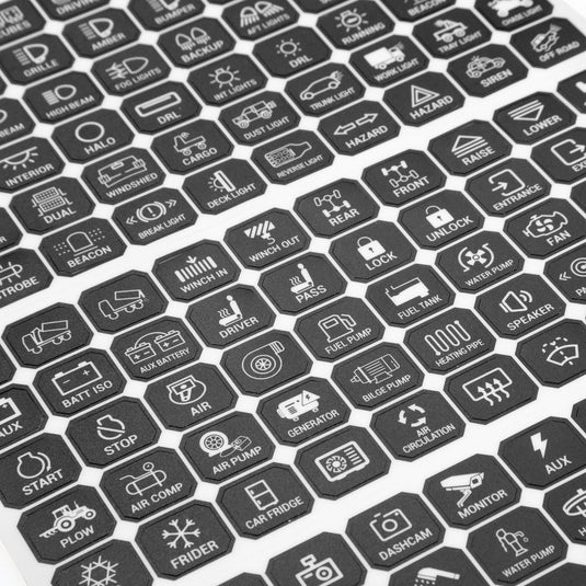 160 Universal Stickers for Switch Panel