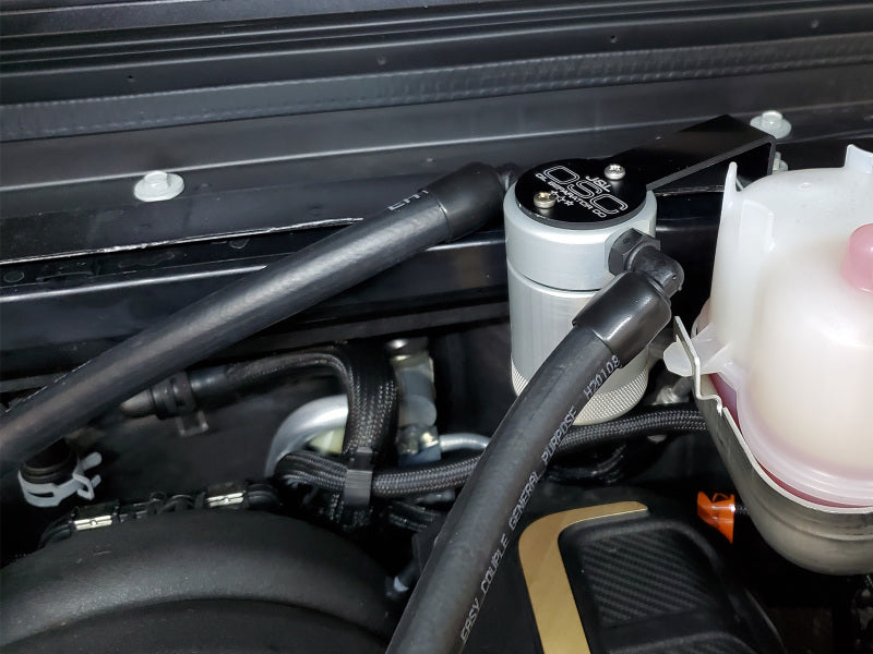 Load image into Gallery viewer, J&amp;L 2021-2025 Jeep Wrangler 392 Oil Separator 3.0 Passenger Side - Clear Anodized

