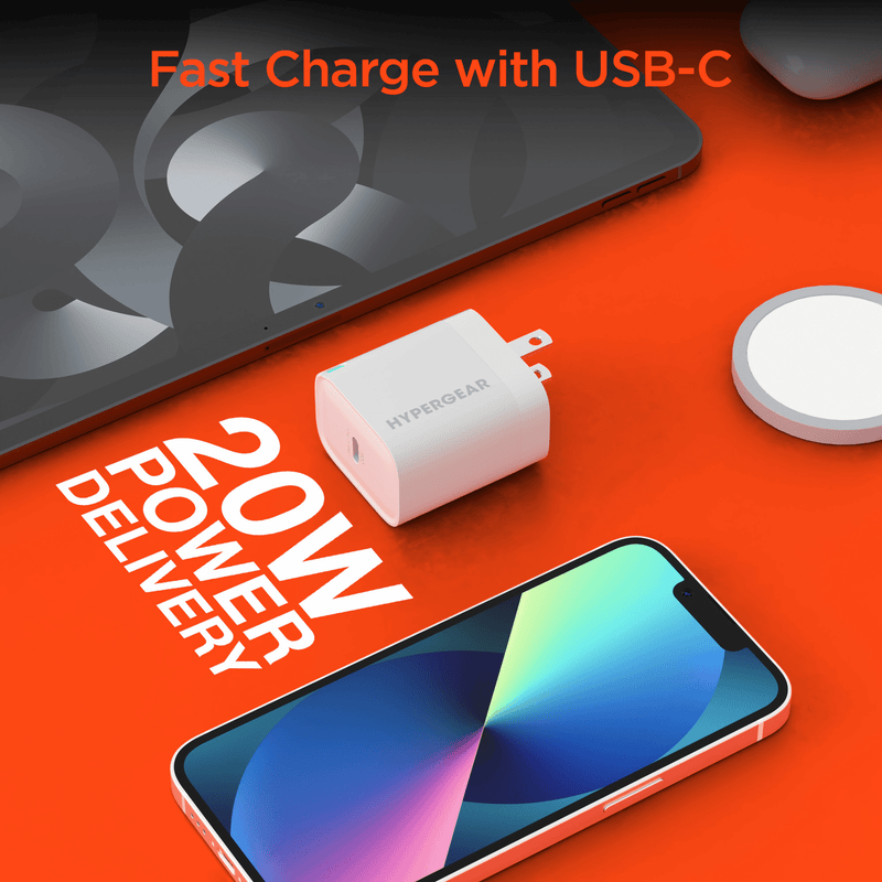 Load image into Gallery viewer, HyperGear 20W USB-C PD Wall Charger
