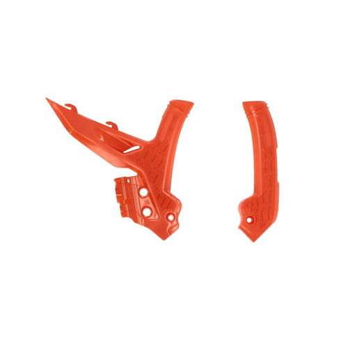Acerbis 23+ KTM EXC-F/ SX/ SX-F/ XC/ XC-F/ XC-W/ XCF-W Frame Guards- X-Grip - 16 Orange 2975045226