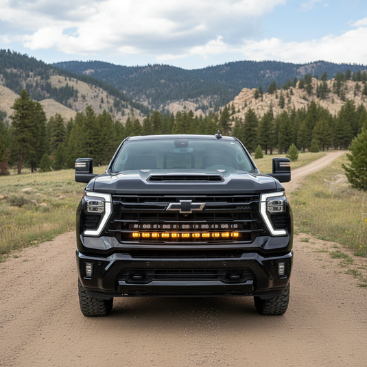 2020+ Chevrolet Silverado 2500/3500HD Dual 40s Light Bars - PRO