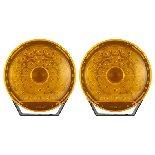 (2pcs/set) 9 INCH 270W 37776LM 360-PRO Series Custom Lens Offroad LED Driving Lights+Amber/Black Covers(Optional) for JEEP WRANGLER JL JK TJ